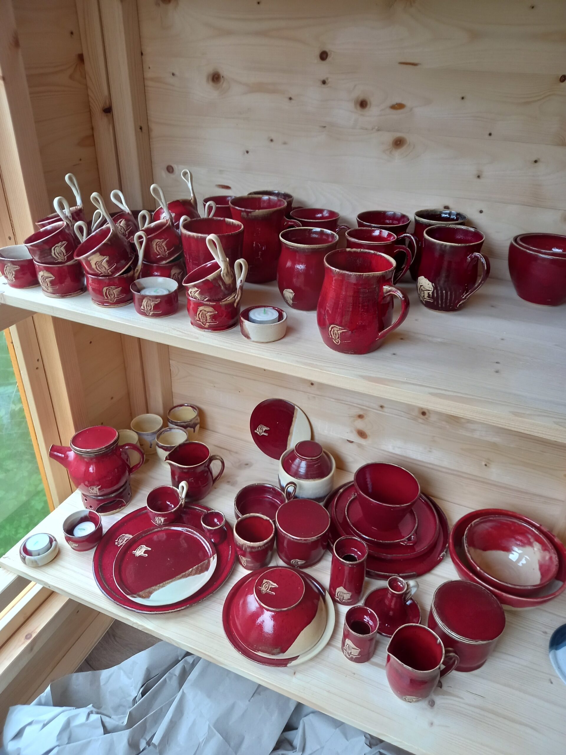 Rote Keramik, Foto: E.Meier, Lizenz: Touristinformation Lychen