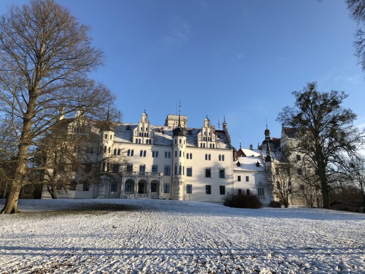 Schloss Boitzenburg im Winter , Foto: Anet Hoppe