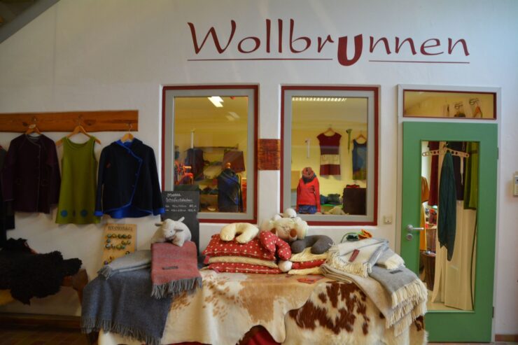 Wollbrunnen -Walkkleidung für Groß und Klein, Foto: Anja Warning