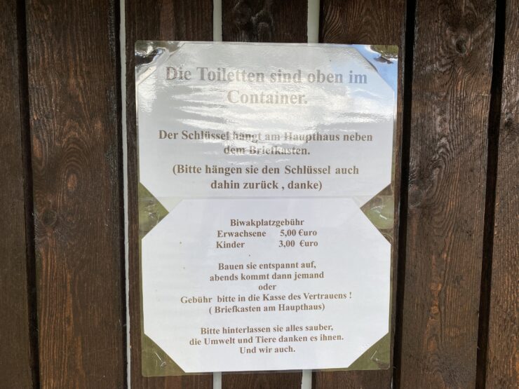 Kannenburger Schleuse Biwakplatz Preise, Foto: Anet Hoppe